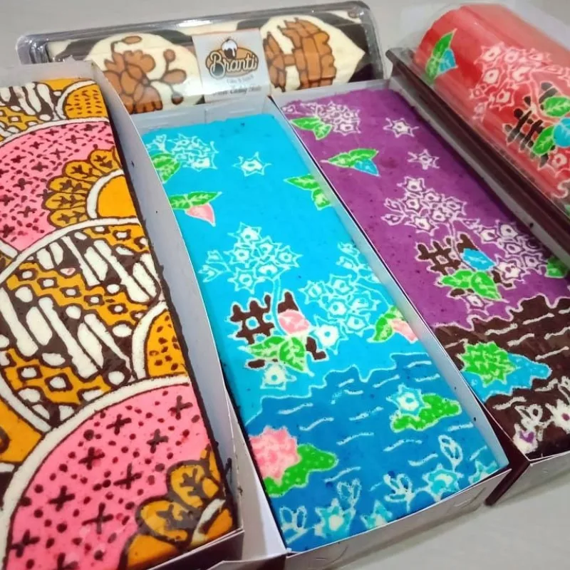 Brownies Batik motif Kawung